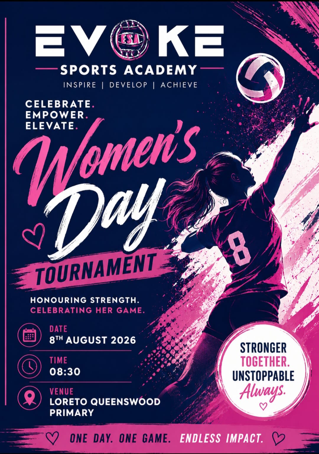 Upcoming events poster